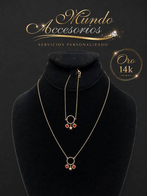 Joyería en oro 14k Mundo Accesorios 1