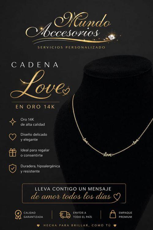 Joyería en oro 14k Mundo Accesorios 8